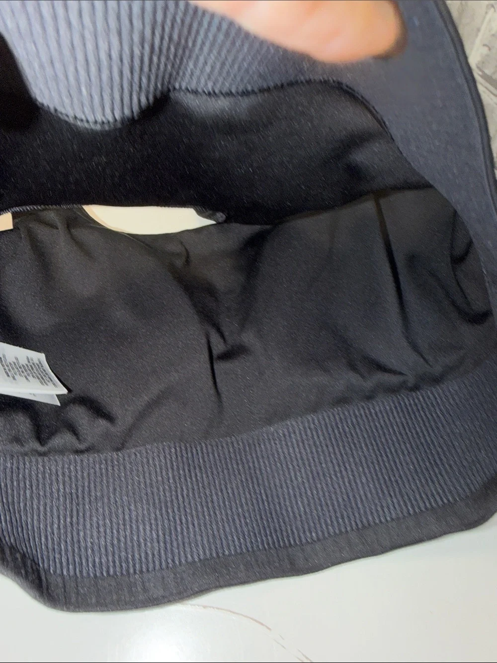 Gymshark Black sports bra with Wide Straps
